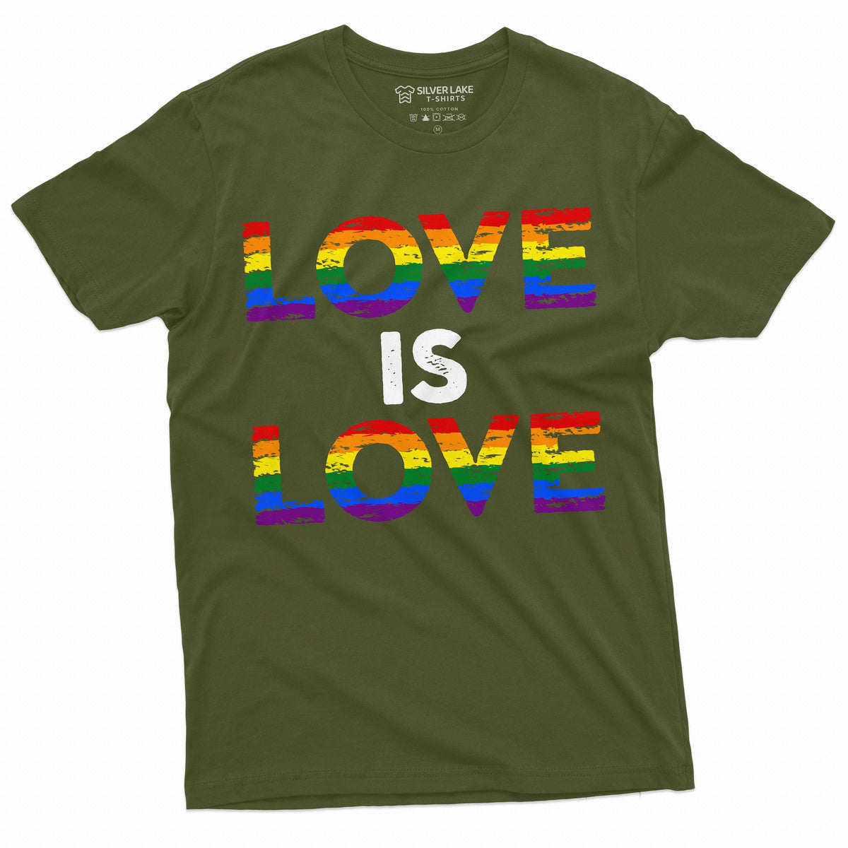 Love is LGBTQ T-shirt Gay Lesbian Unisex Mens Womens Tee product image 4