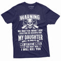 Men's Fathers day Dad Daughter T-shirt my Little Angel Papa product image 1