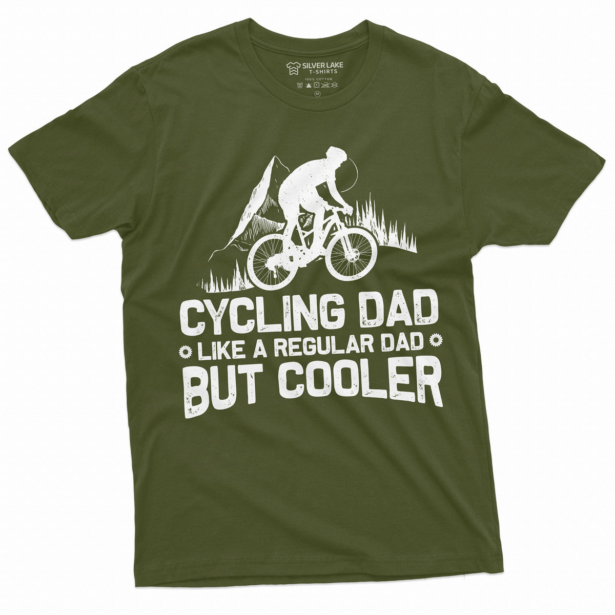 Cycling Dad T-shirt Biker Father's Day Father Sports Cool product image 7