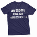 Awesome Like My Granddaughter T-shirt Mens Grandpa Gift product image 1