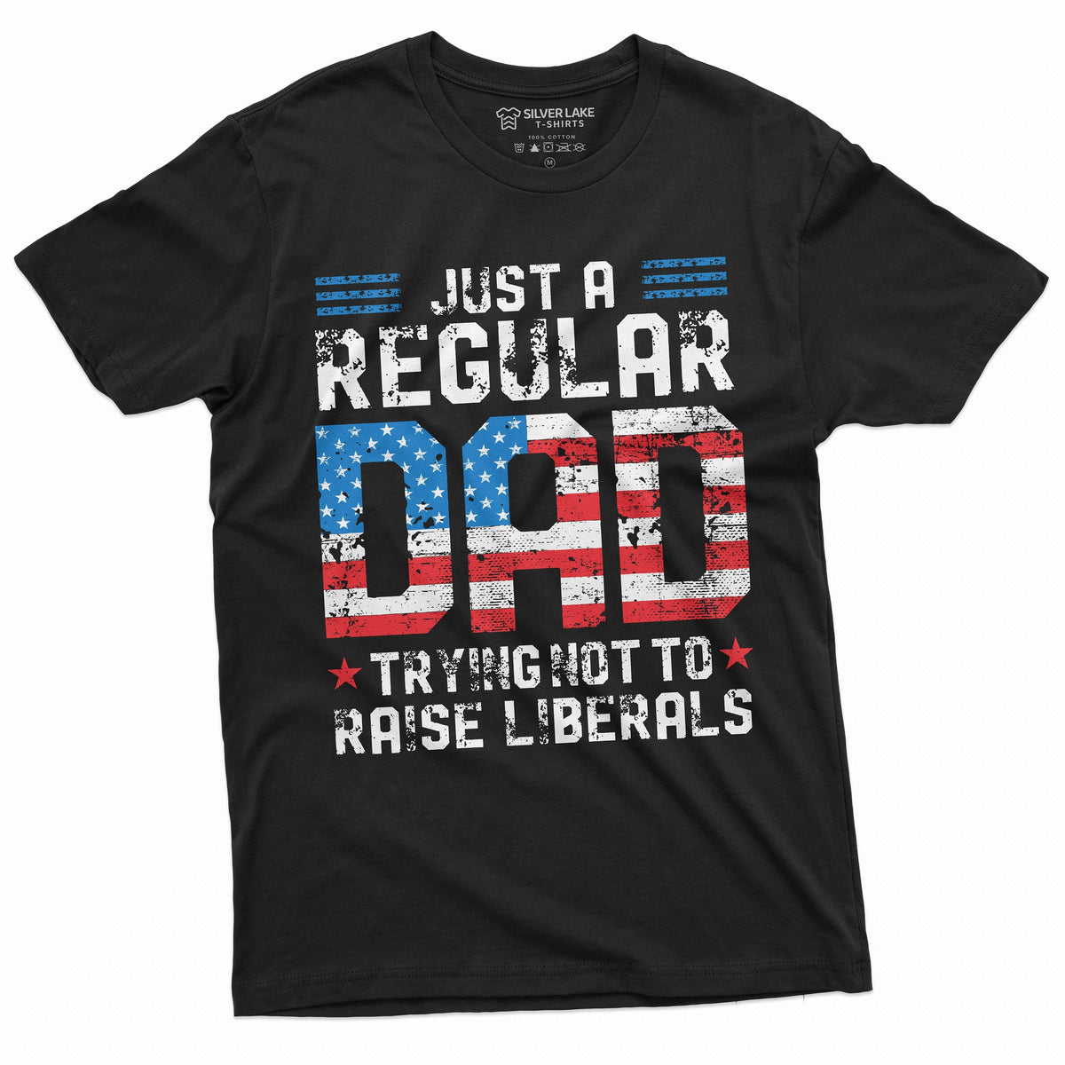 Men's Father's Day T-shirt Anti Liberal Republican Dad Gift product image 2