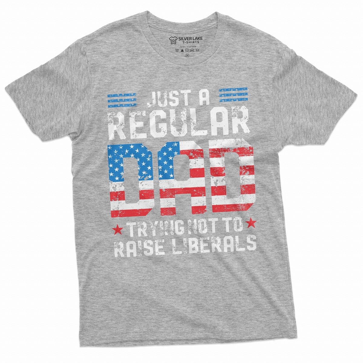 Men's Father's Day T-shirt Anti Liberal Republican Dad Gift product image 4