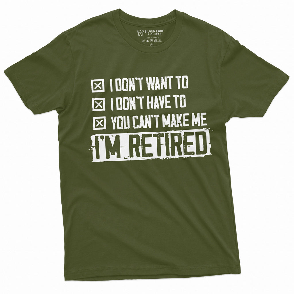 Retirement T-shirt Mens Retired Dad Mom Grandpa Grandma product image 4