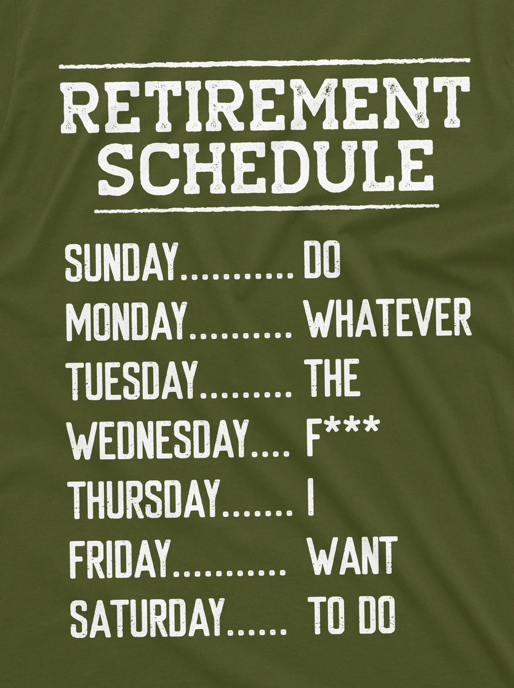 Funny Retirement Schedule T-shirt Retired Grandpa Dad product image 6