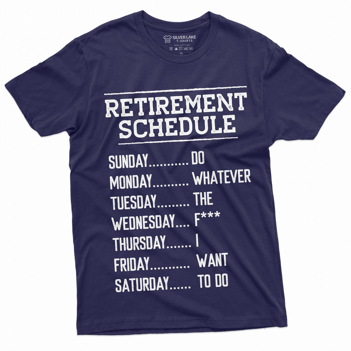 Funny Retirement Schedule T-shirt Retired Grandpa Dad product image 3