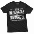 Funny Math Numerator Denominator T-shirt Mathematics product image 1