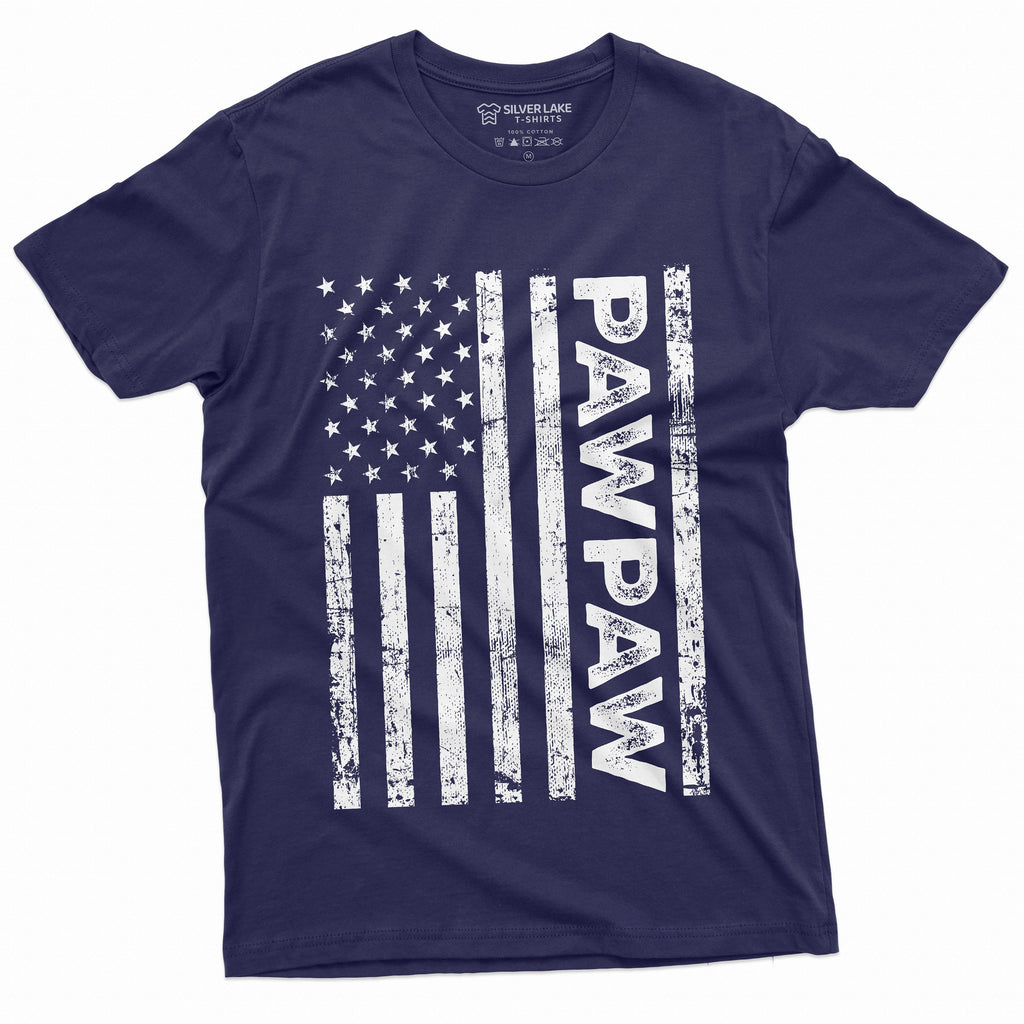 Men's PawPaw Shirt Grandpa Fathers day Christmas Birthday product image 1