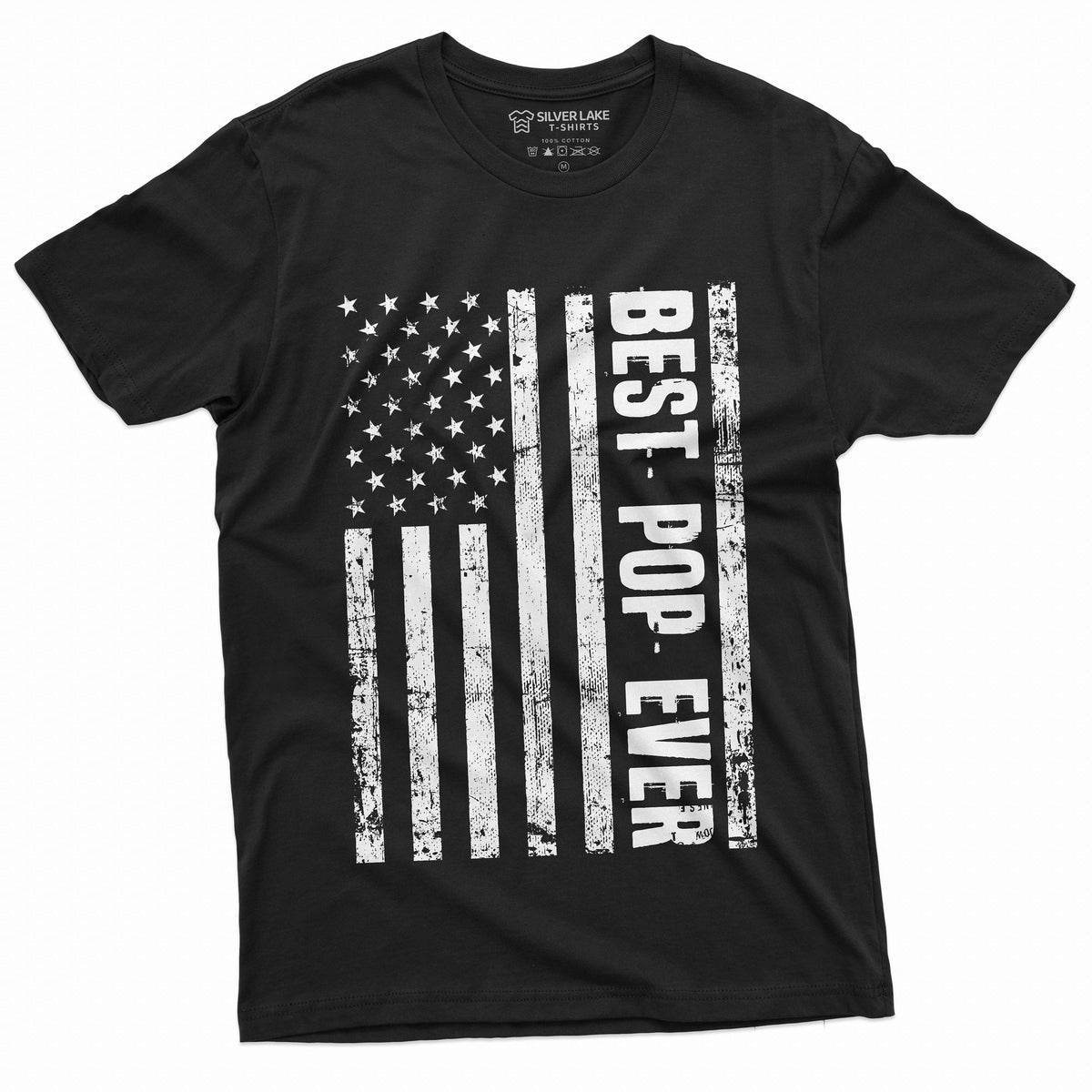 Men's Best Pop Ever T-shirt PopPop grandpa USA Father shirt product image 4