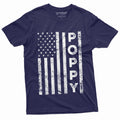 Men's Poppy USA Flag T-shirt Papa Dad Grandpa Father's Day product image 1