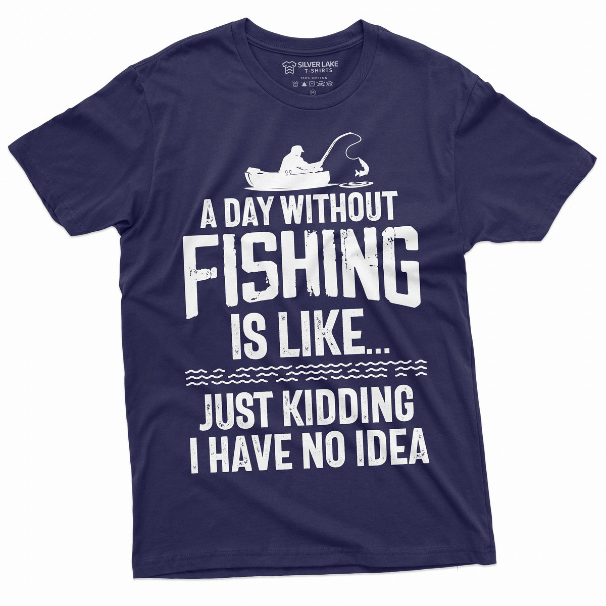 Mens Funny A day without Fishing T-shirt Humor Fisherman product image 1