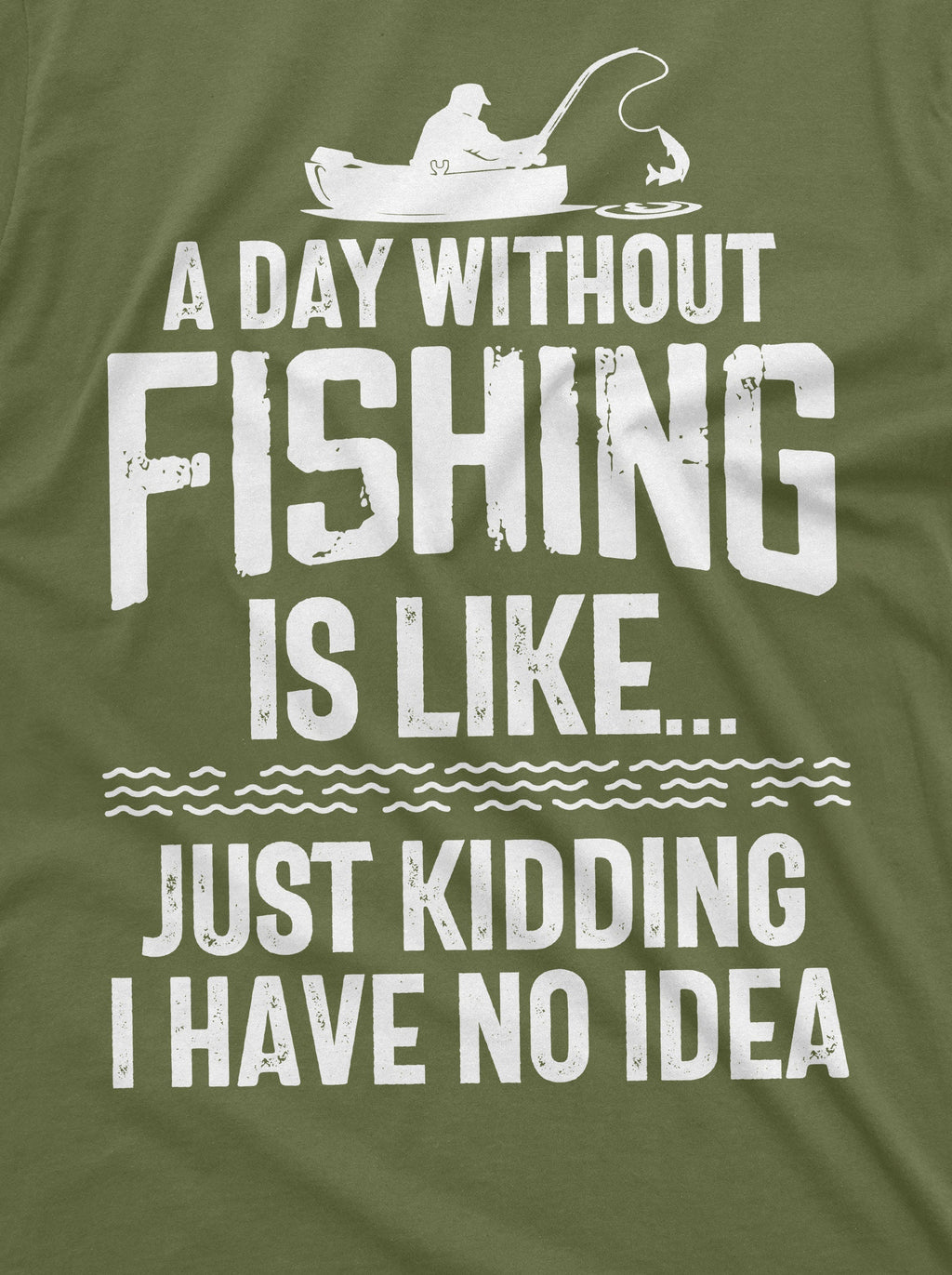 Mens Funny A day without Fishing T-shirt Humor Fisherman product image 5