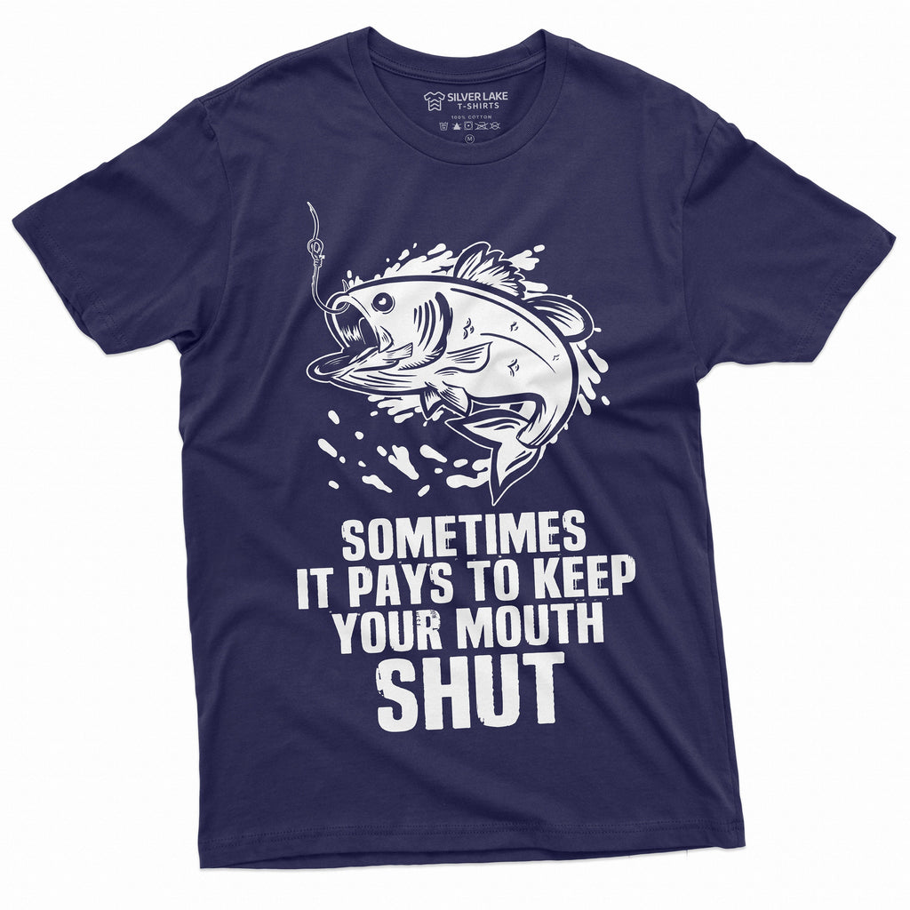 Mens Funny Fishing Tee Shirt Fisherman Gifts Humorous Fish product image 5