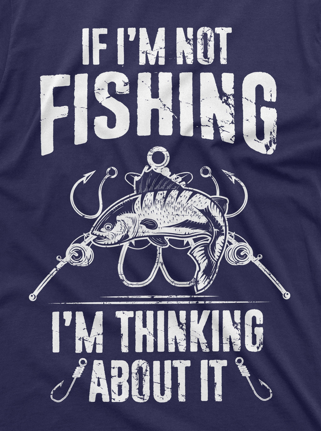 Men's Funny Fishing Thinking about it T-shirt Hobby Tees product image 2