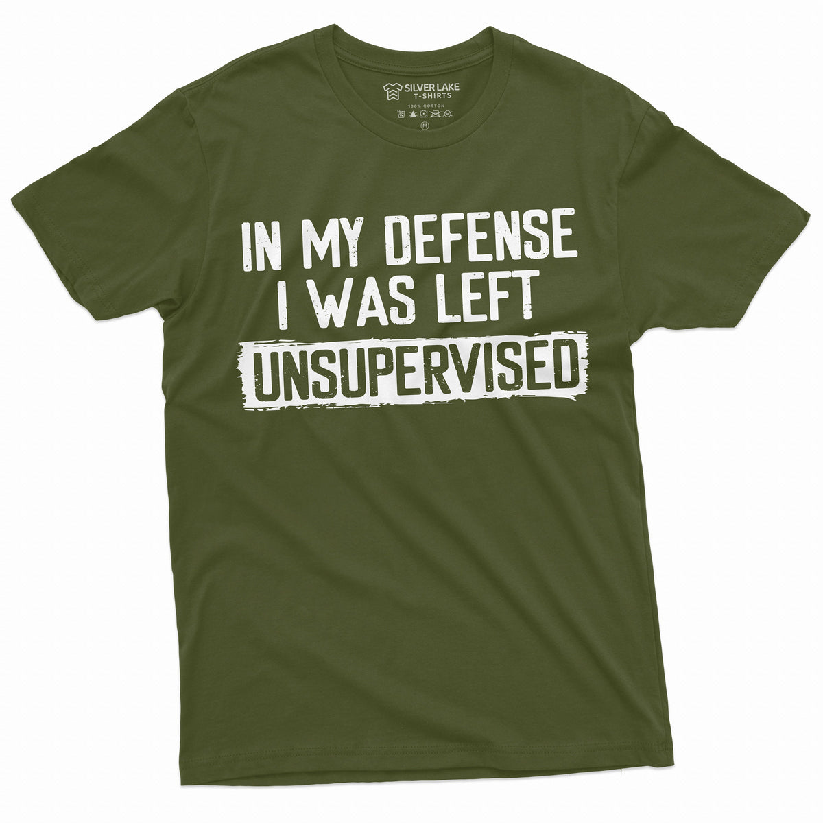 Men's Funny Shirt In my defense I was left unsupervised product image 4