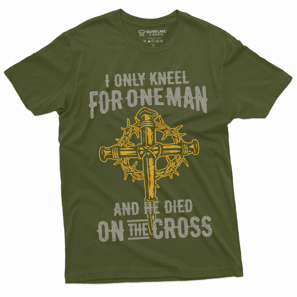 Men's Jesus Christian T-shirt Faith Church Cross Shirt product image 3