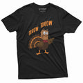 Meow Funny Thanksgiving T-shirt Turkey Cat Humor Dinner product image 1