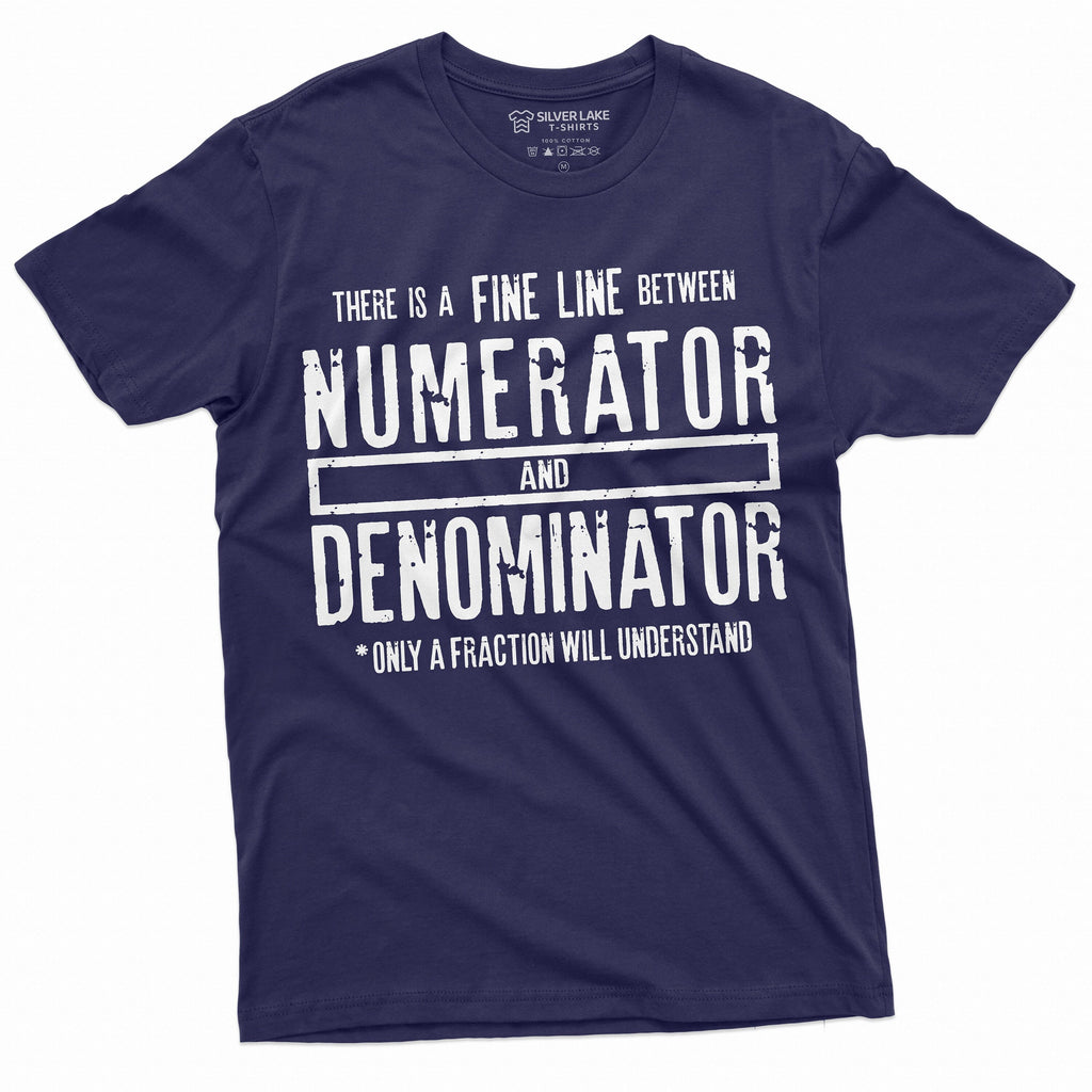 Funny Math Numerator Denominator T-shirt Mathematics product image 3