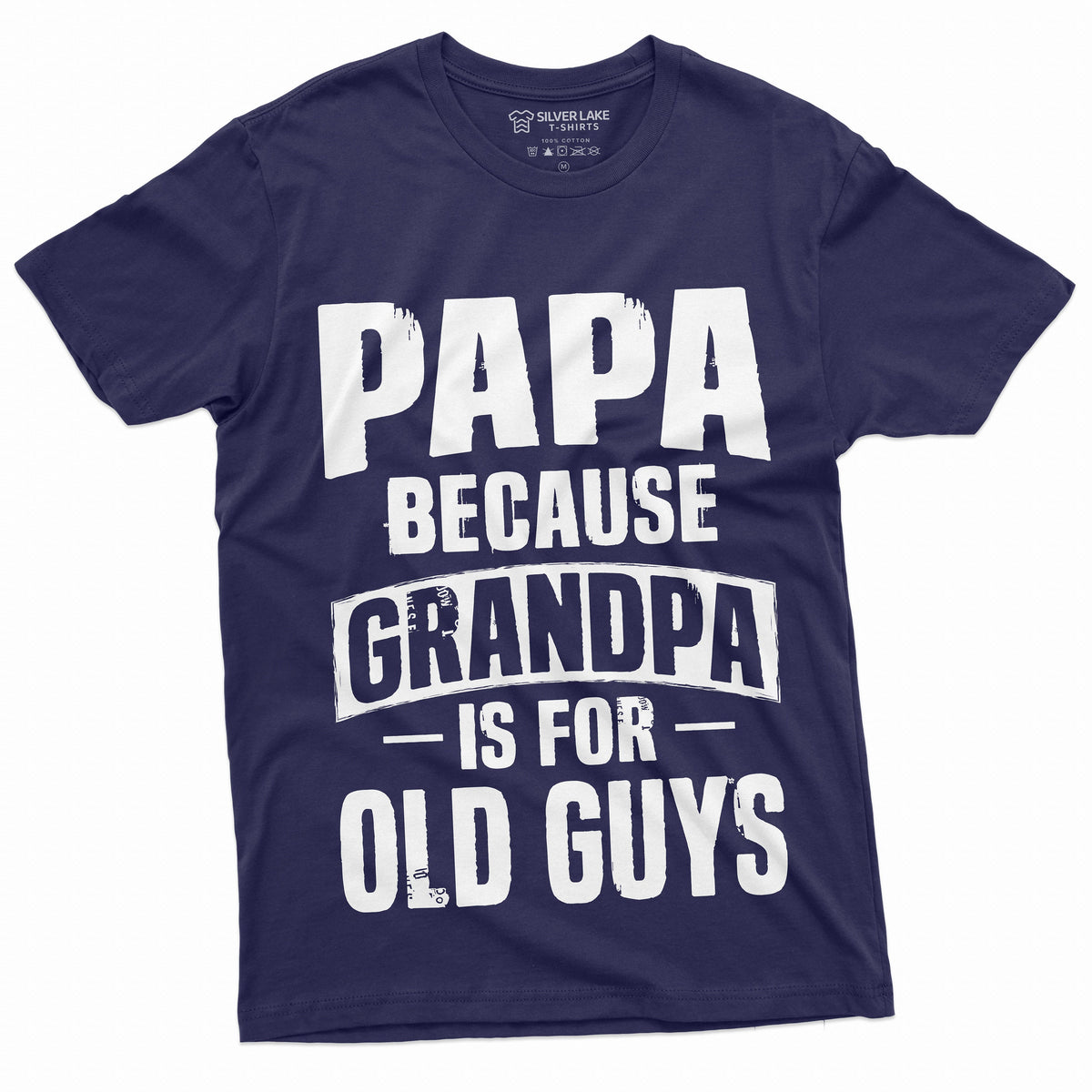 Papa T-shirt Grandpa is for Old Guys Birthday Fathers day product image 2