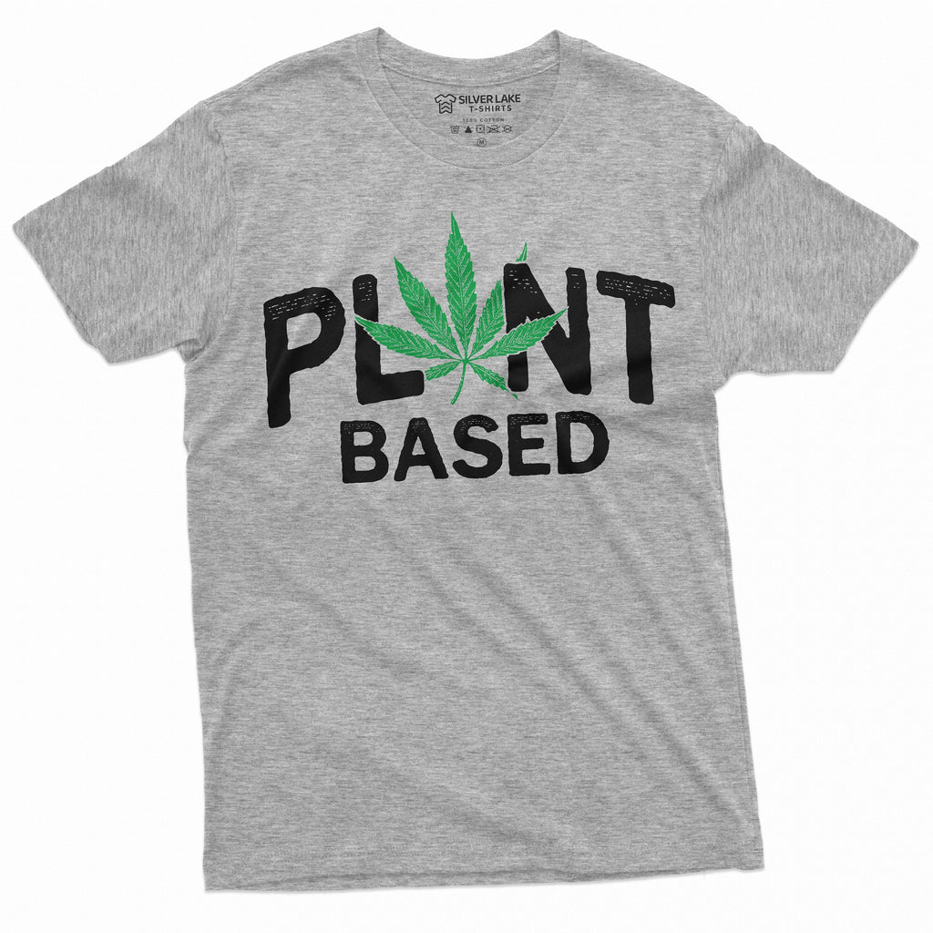 Men's Funny Weed Marijuana Shirt Vegan Plant Based product image 4
