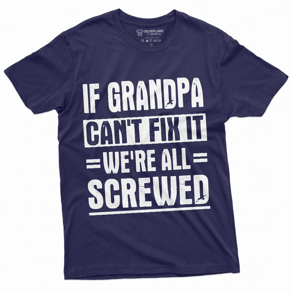 Men's Grandpa Fix It Funny Shirt Gift for grandfather product image 1