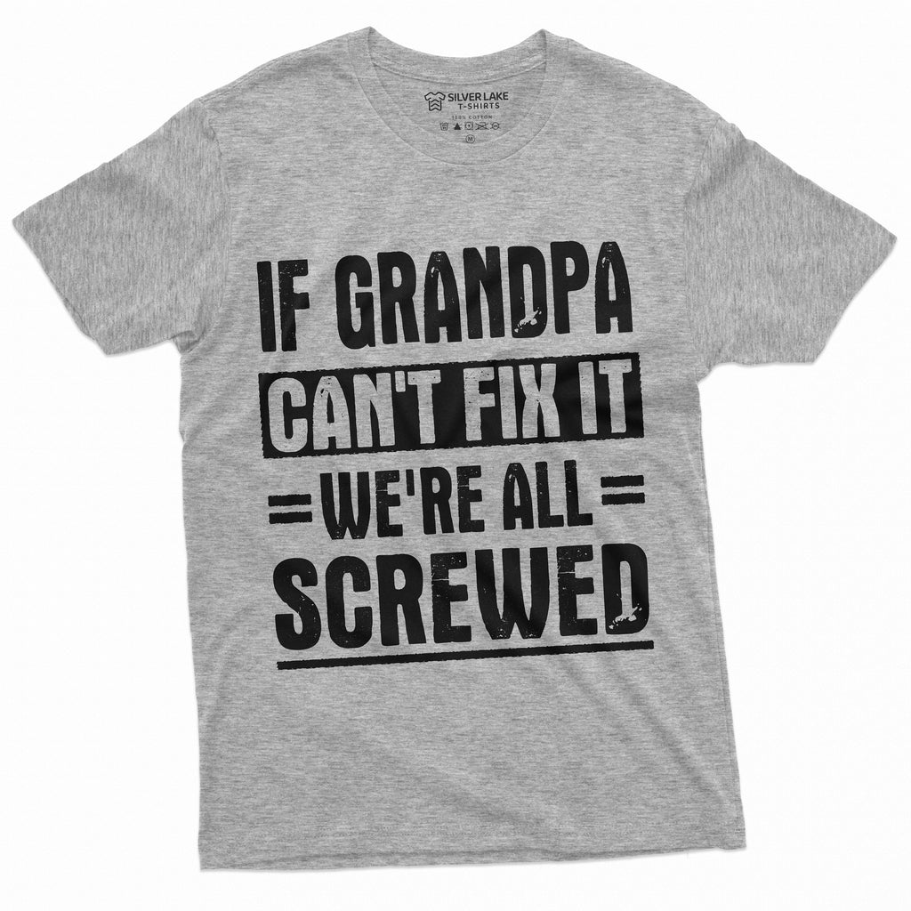 Men's Grandpa Fix It Funny Shirt Gift for grandfather product image 4