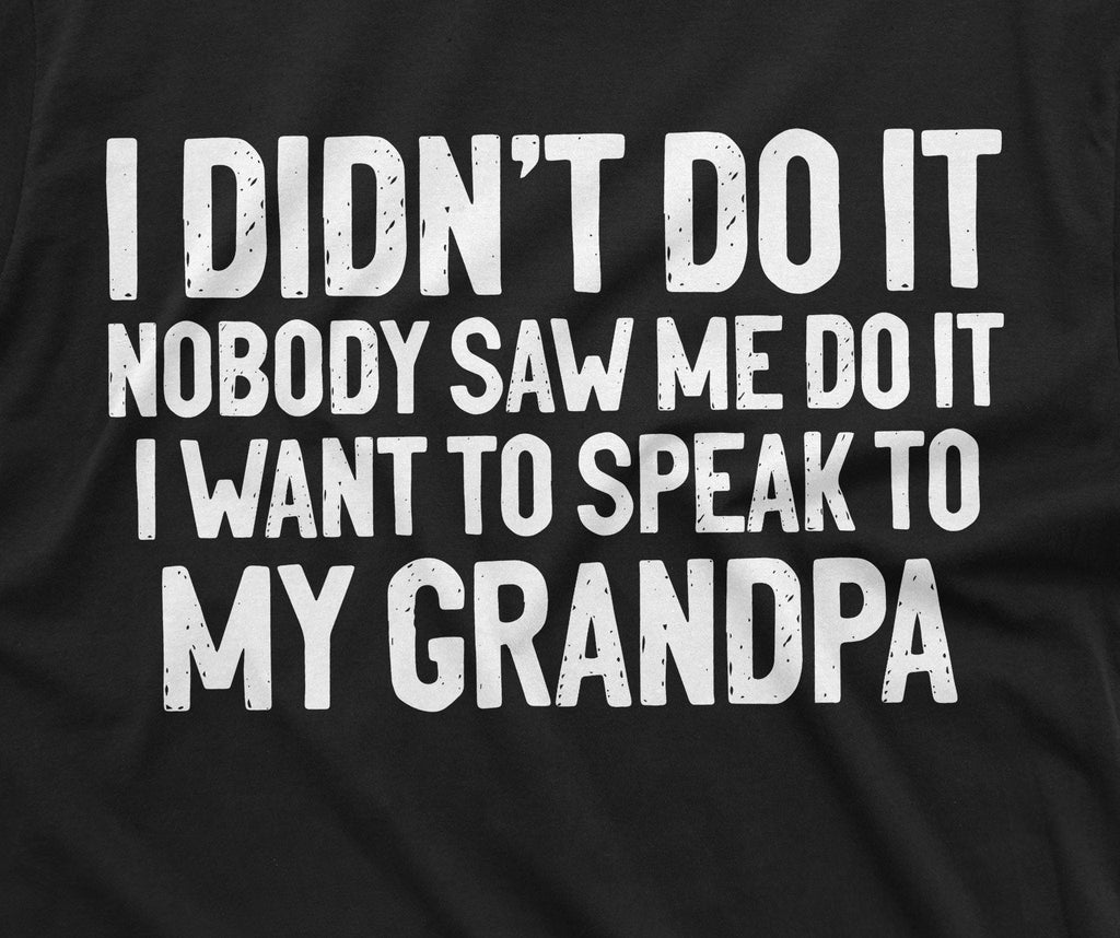 Grandson Granddaughter Tee Shirt Womens Mens Grandpa product image 2
