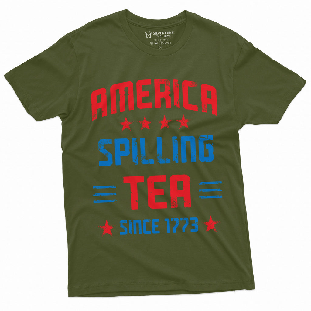 American Spelling Tea Since 1776 4th of July T-shirt product image 5
