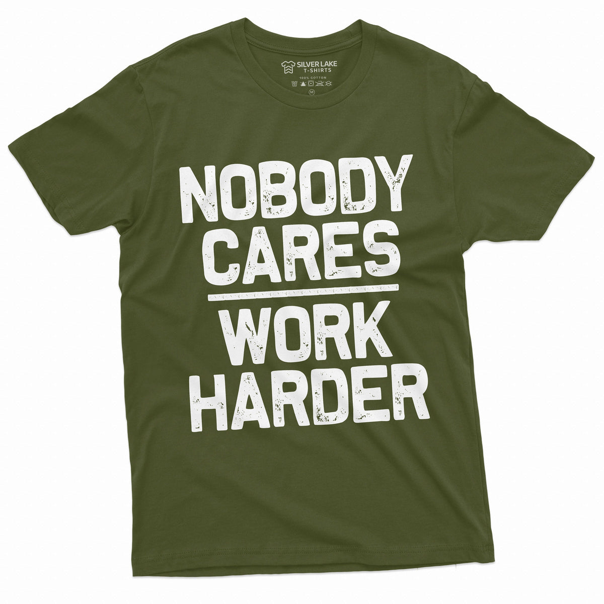 Men's Funny Shirt Who cares work harder Sarcastic humor product image 5