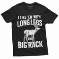 Men's Funny Hunting Shirt Deer Hunt Humor Long Legs and Big product image 1