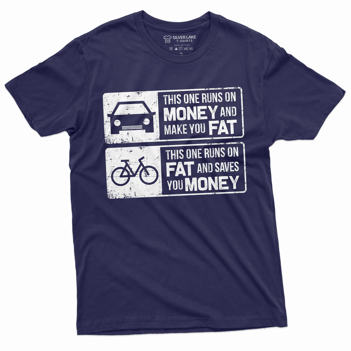 Bike T-shirt Biker Cyclist VS Car Tee Shirt Healthy product image 6