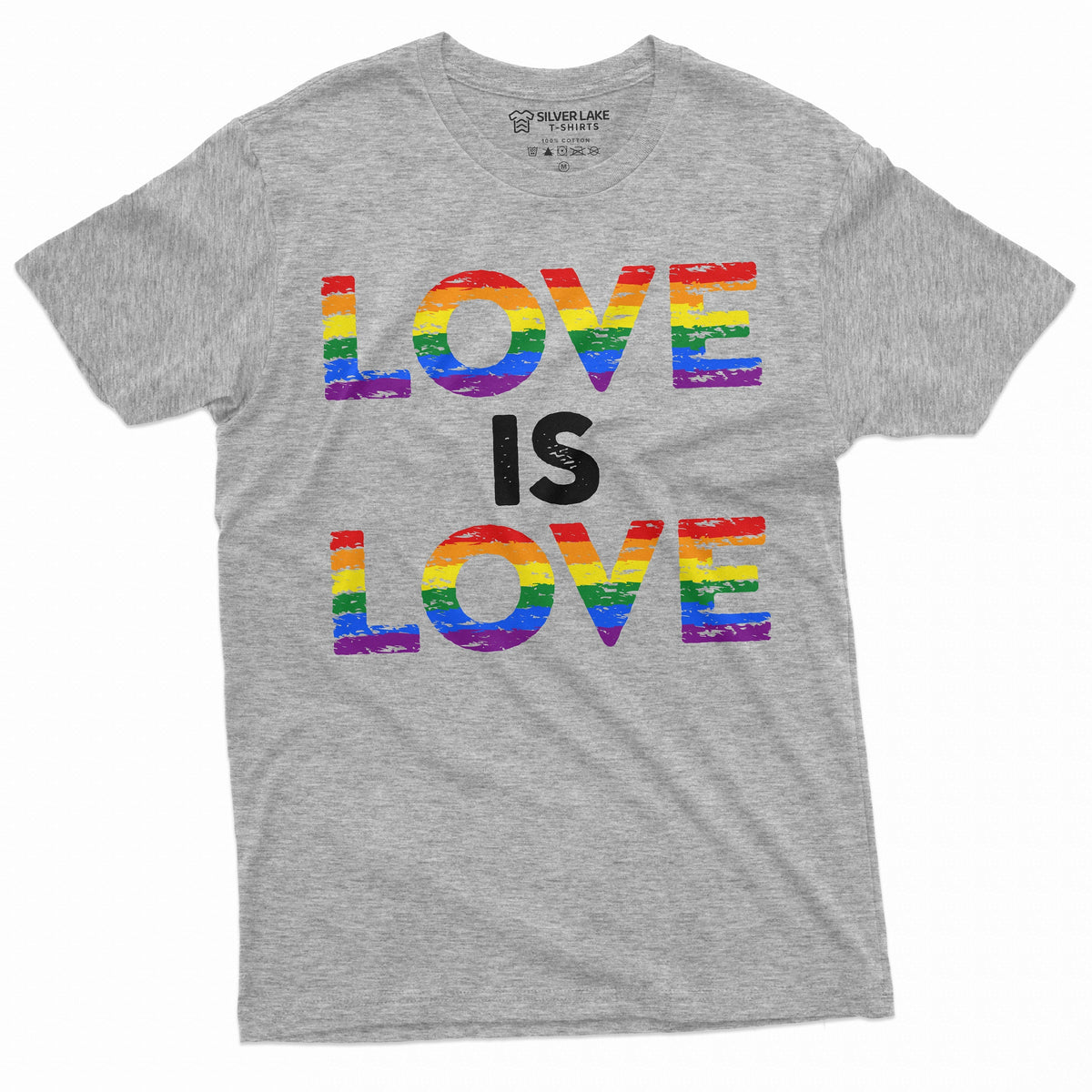 Love is LGBTQ T-shirt Gay Lesbian Unisex Mens Womens Tee product image 3