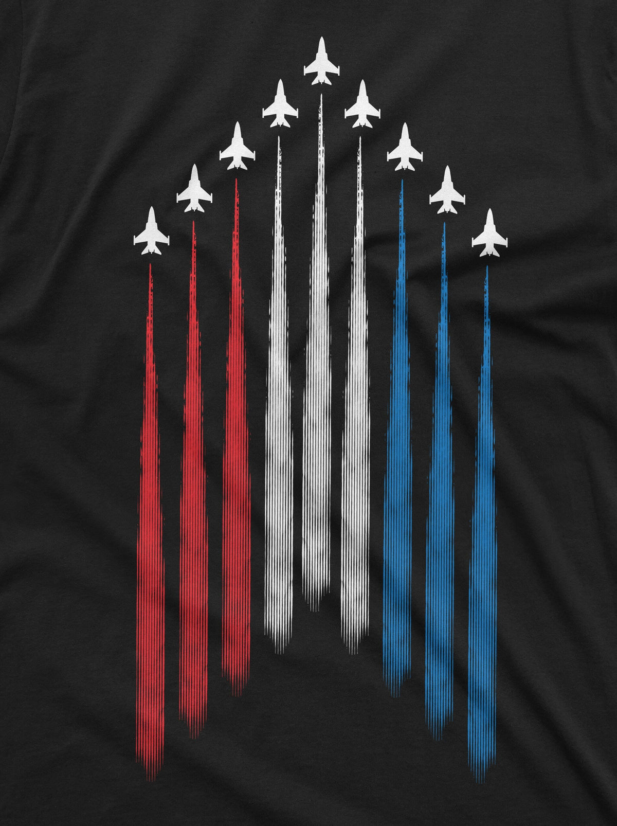 Men's 4th of July Jet Flyover USA Flag Tee Shirt Patriotic product image 6