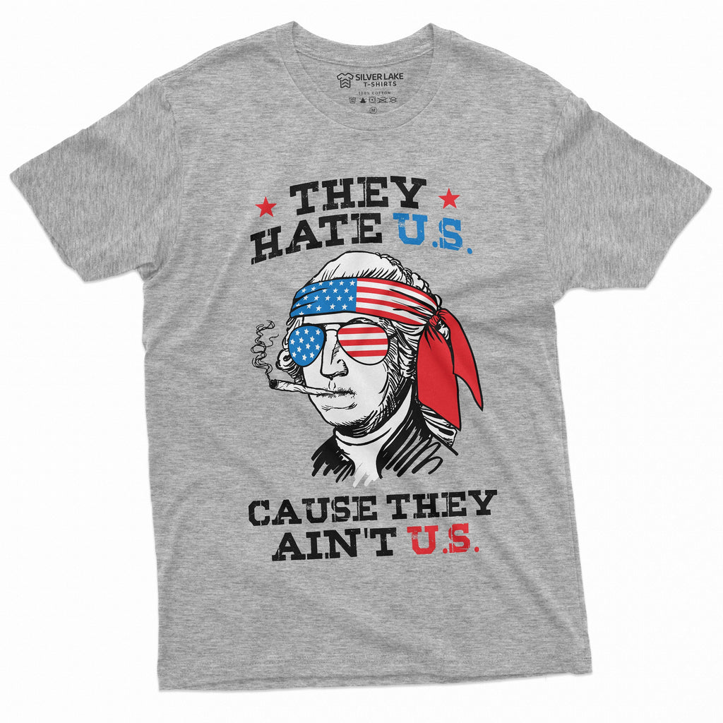 Men's Funny 4th of July Washington Graphic Shirt US product image 5