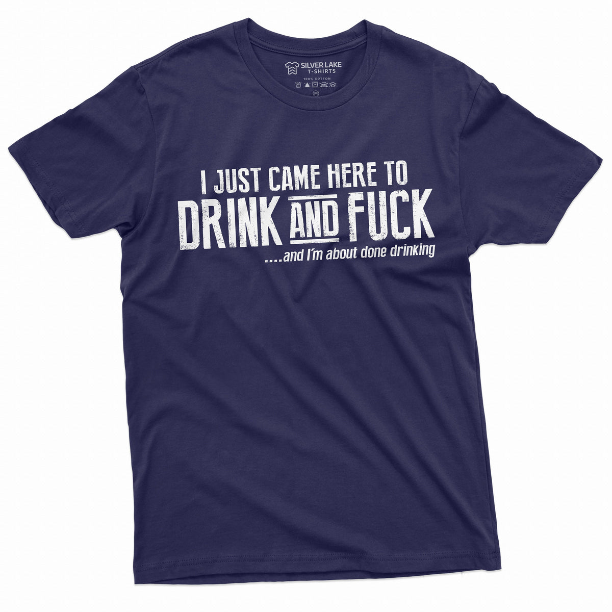 Men's funny offensive Humor T-shirt Drink and F*ck adult product image 4