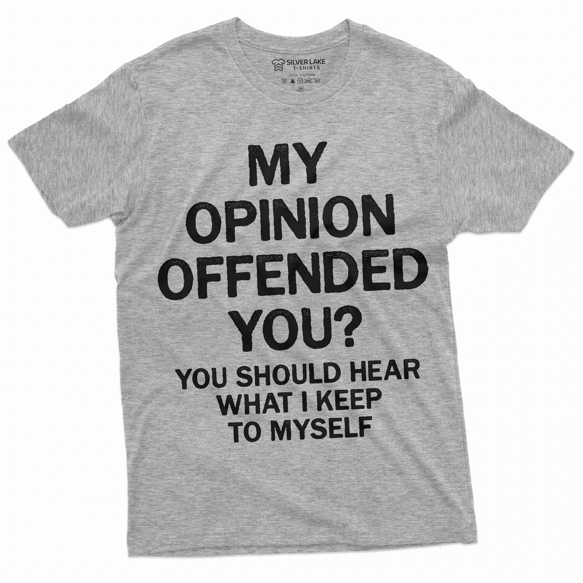 Men's Funny Opinion T-shirt My offended you sarcastic humor product image 5