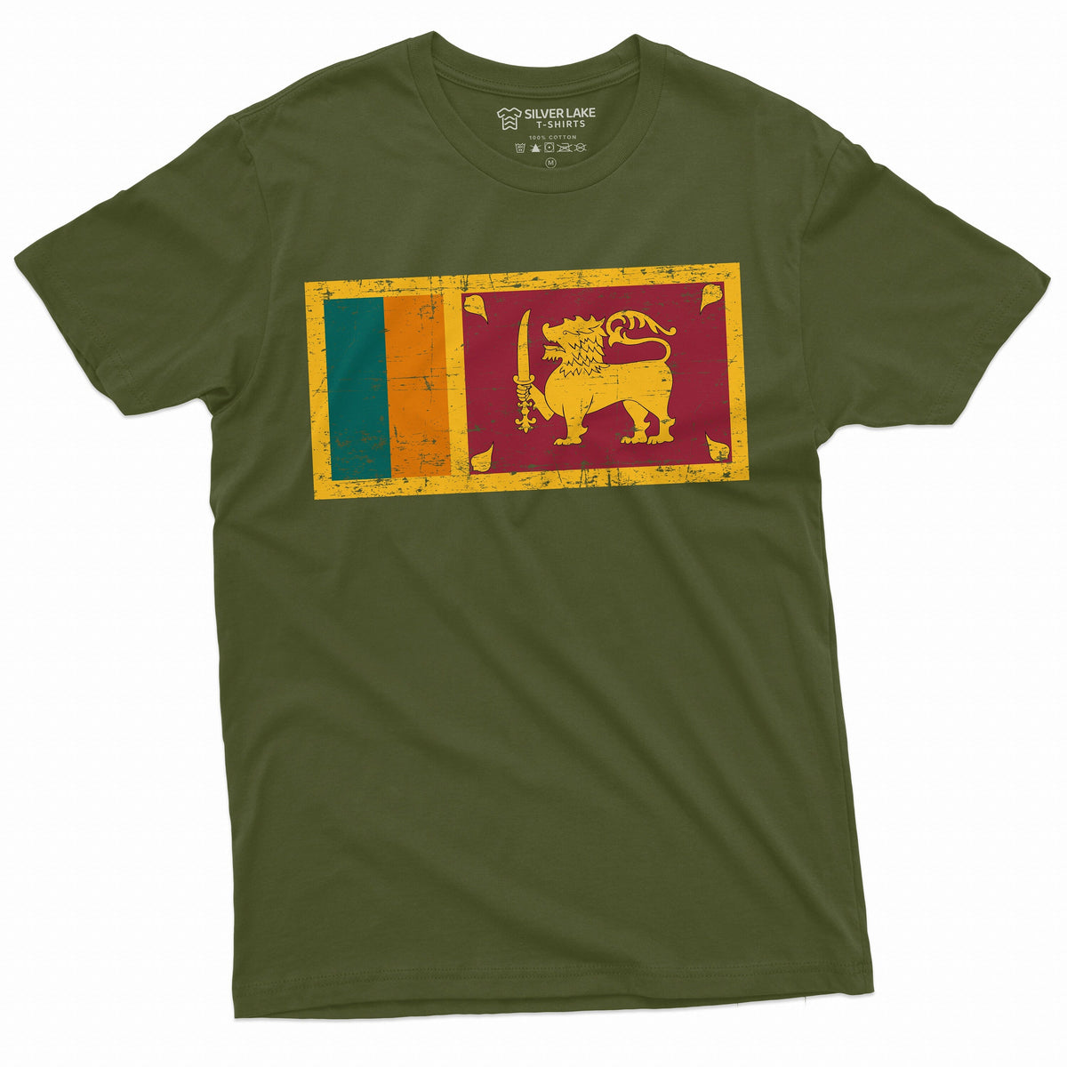 Sri Lanka Flag T-shirt Coat of Arms nationality Patriotic product image 4
