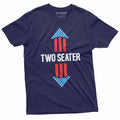 Men's Funny Two-Seater T-shirt 4th of July US Flag Birthday product image 1