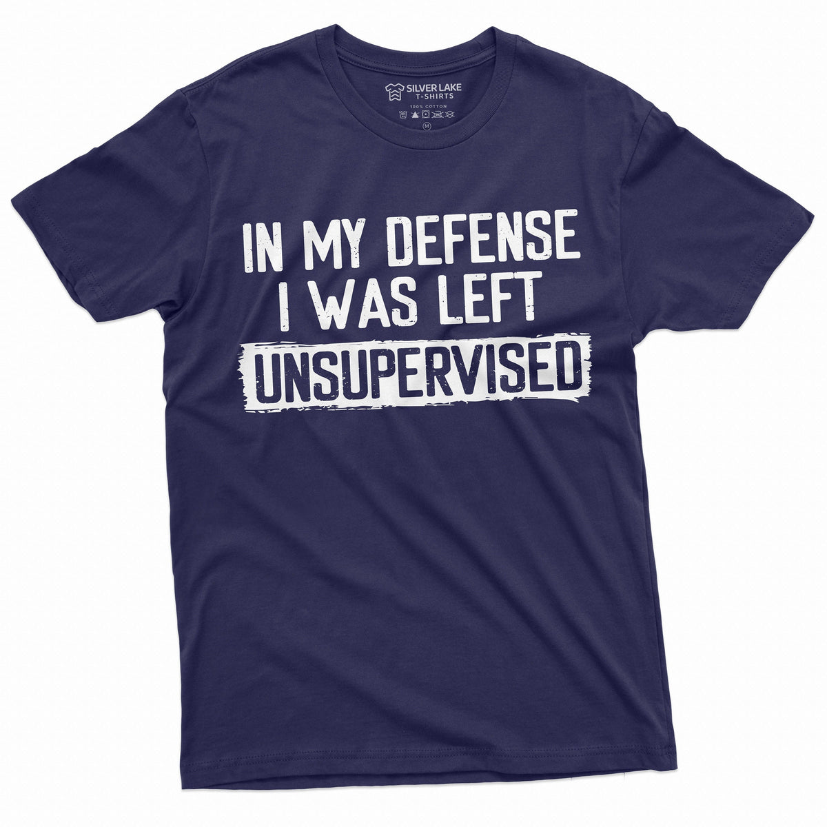 Men's Funny Shirt In my defense I was left unsupervised product image 1