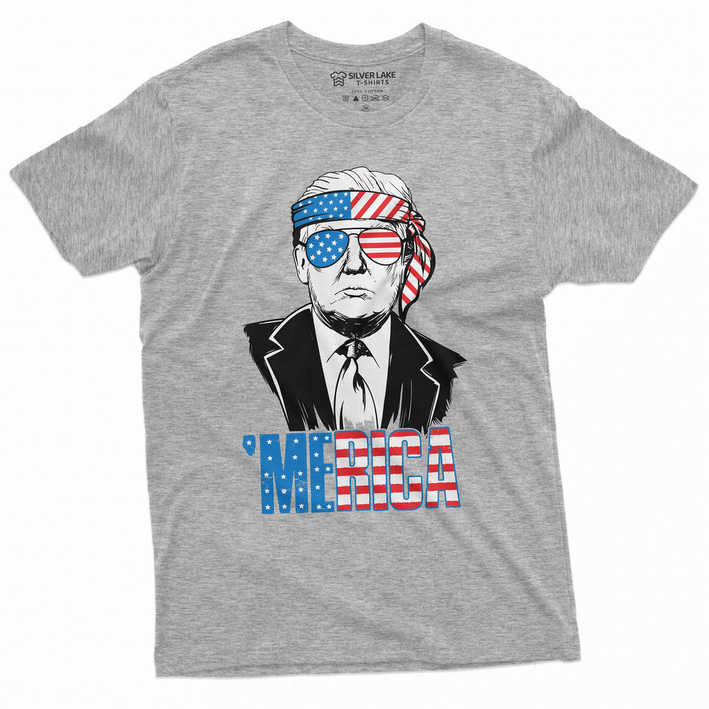 Merica USA Trump T-shirt DTJ 4th of July Cool Patriotic product image 5