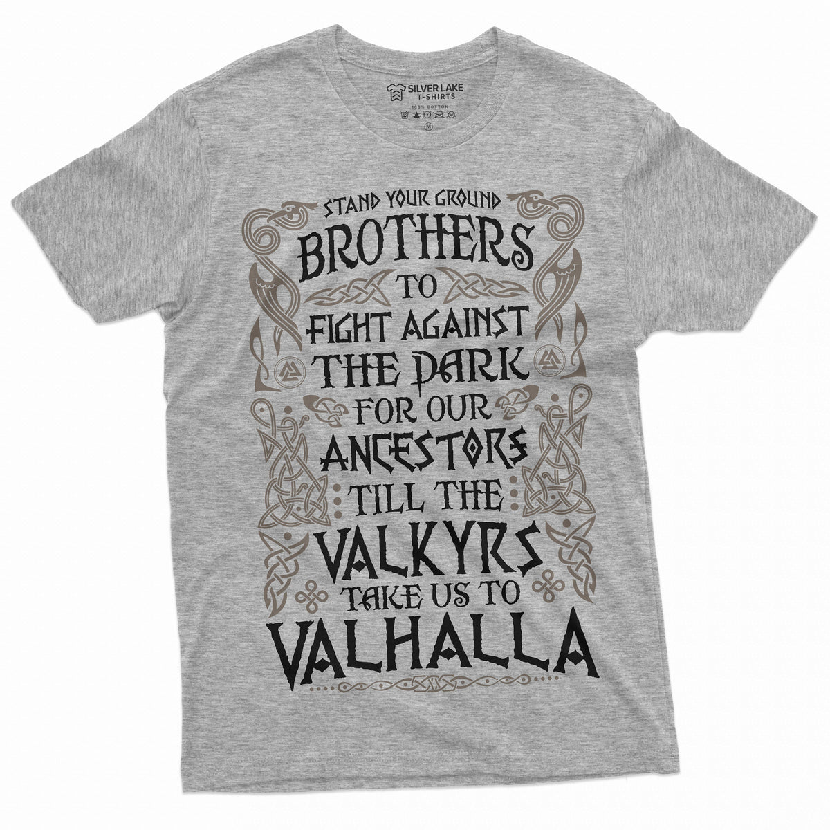 Men's Valkyr Valhalla T-shirt Ancestors Brotherhood Warrior product image 5