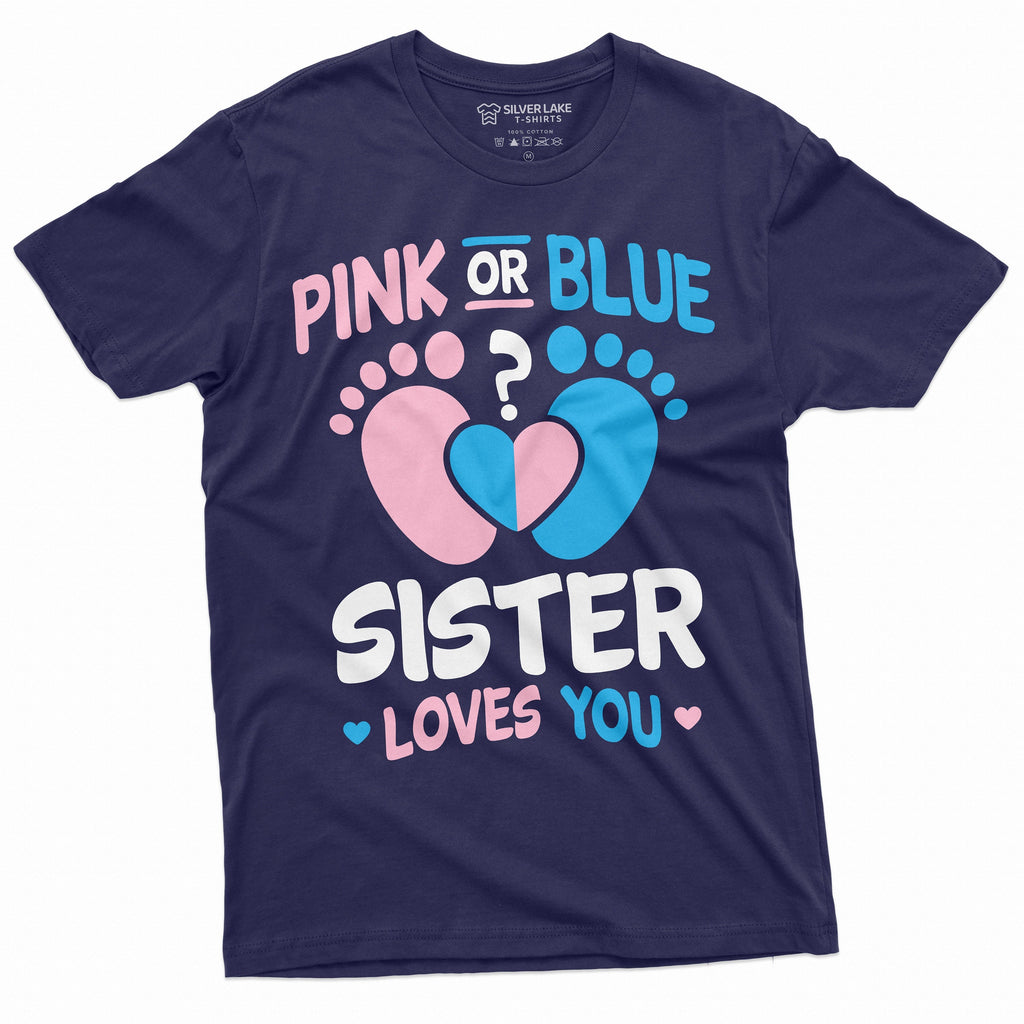 Personalized Gender Reveal Pink Or Blue baby Sex T-shirt product image 6