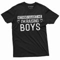 Nothing Scares me I am raising Boys Mom T-shirt Mother of product image 1