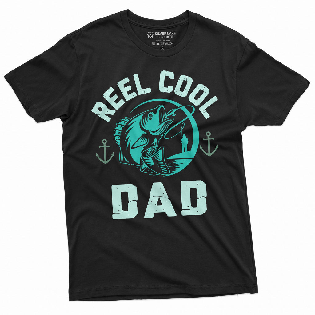 Father's Day Fishing T-shirt Reel Cool Dad Fisherman Daddy product image 3