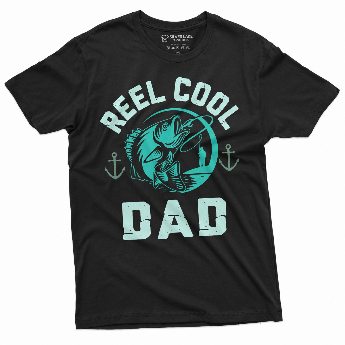 Father's Day Fishing T-shirt Reel Cool Dad Fisherman Daddy product image 3