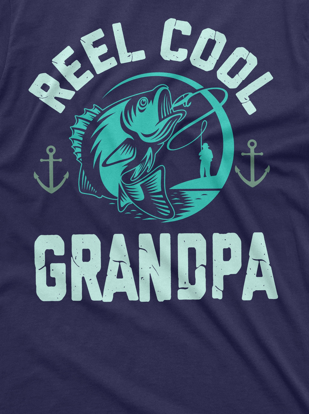 Reel Cool Grandpa Fishing T-Shirt – Funny Gift for Papa & product image 2
