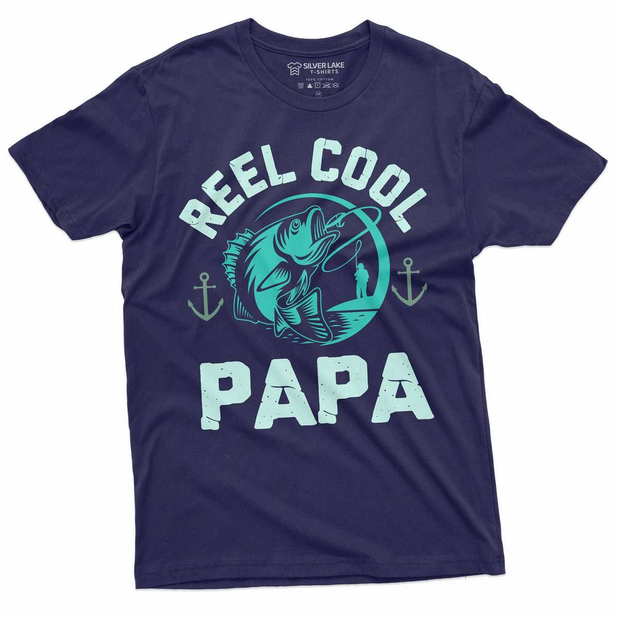 Cool Papa T-shirt Grandpa Dad Fishing Gift Shirts For Him product image 1