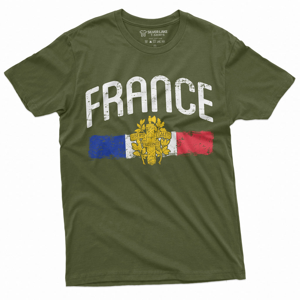 Men's France T-shirt French Patriotic Nationality product image 3