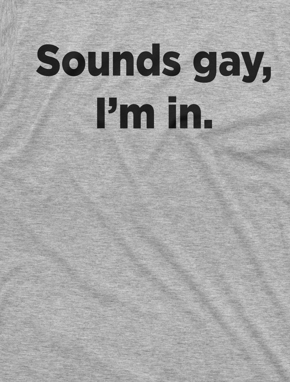 Men's Funny LGBT T-shirt Sounds Gay I am in Tee Shirt product image 2