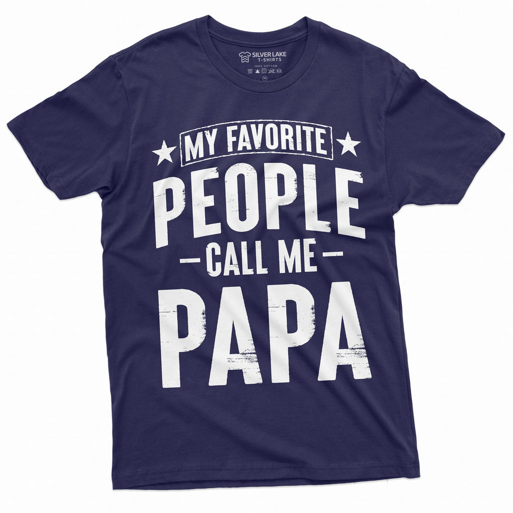 My Favorite People Call me Papa T-shirt fathers day Dad product image 4