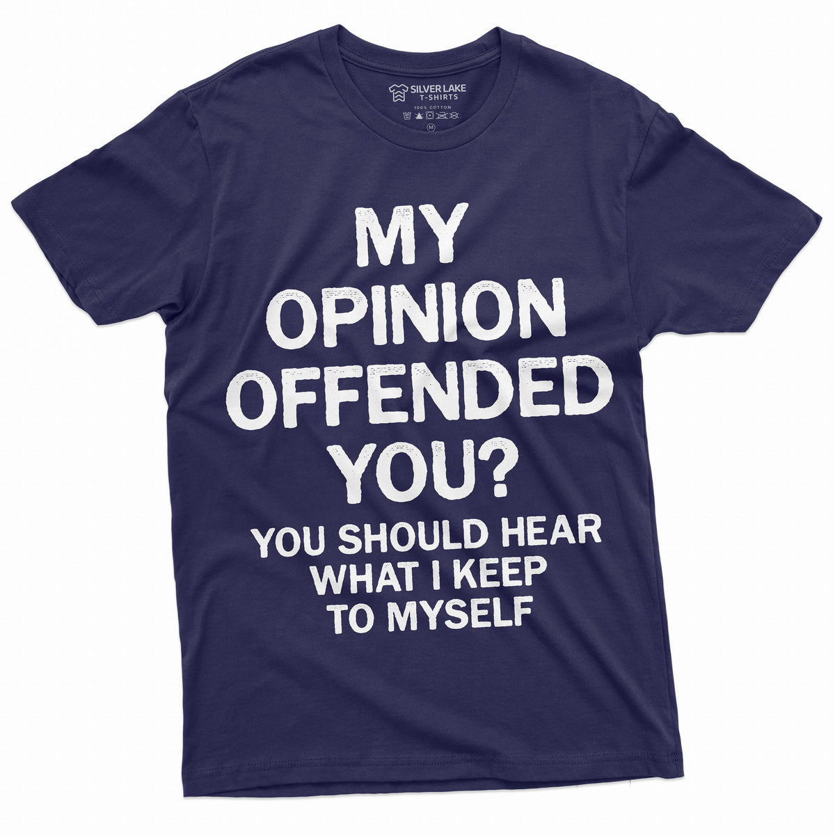 Men's Funny Opinion T-shirt My offended you sarcastic humor product image 4